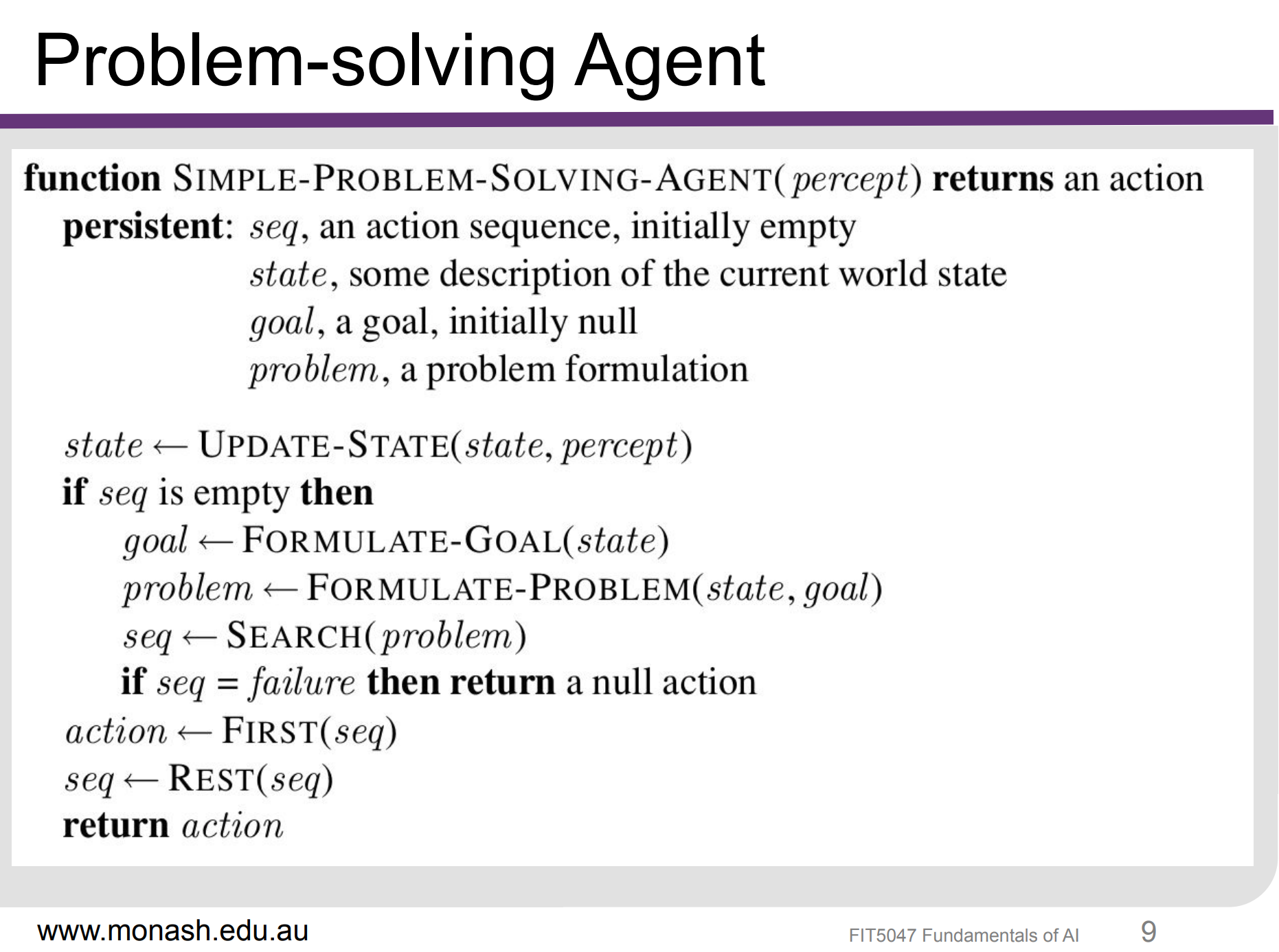 agent how to solve problem
